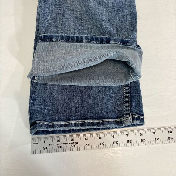 BKE Tyler Jeans Men's 36X30 Blue Denim Relaxed Fit Straight Leg  Distress Casual - Picture 12 of 12